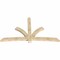 Ekena Millwork Davenport Rough Sawn Timber Gable Bracket, Douglas Fir, 108"W x 63"H x 4"D x 6"F, 14/12 Pitch GBW108X63X0406DAV00RDF - alternate 4